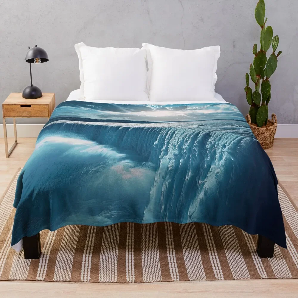 

The Mighty Niagara Falls Throw Blanket Compact Warm Blanket for Car Road Trip