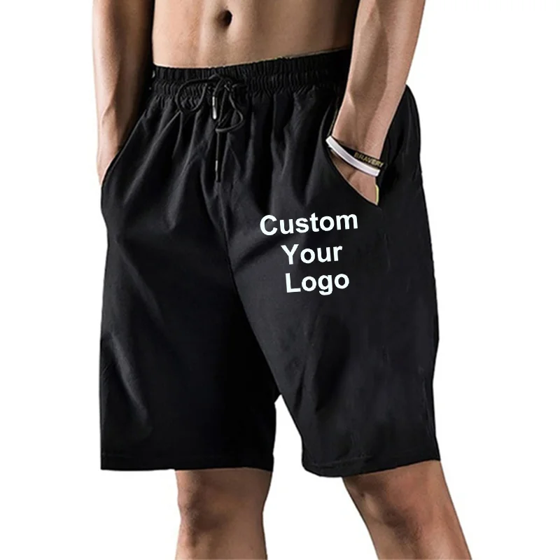 Custom Your Logo Men\'s shorts casual jogging fitness summer half pants sports shorts