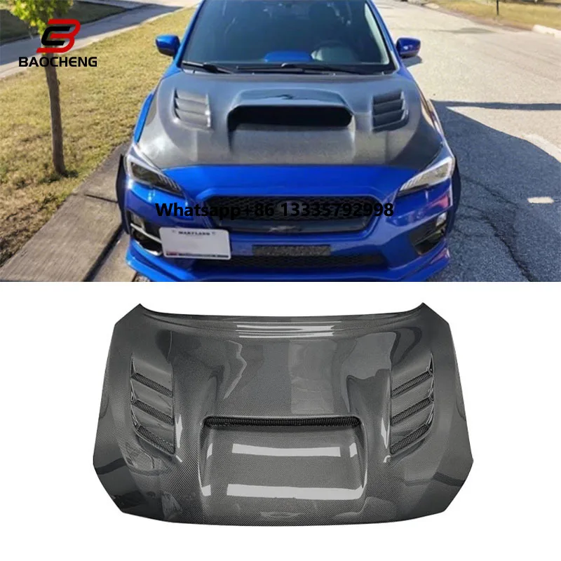 

Vrs Style Carbon Fiber Bonnet Hood for Subaru Impreza 11 Wrx Sti 2015-2021 Light Weight Car Accessories