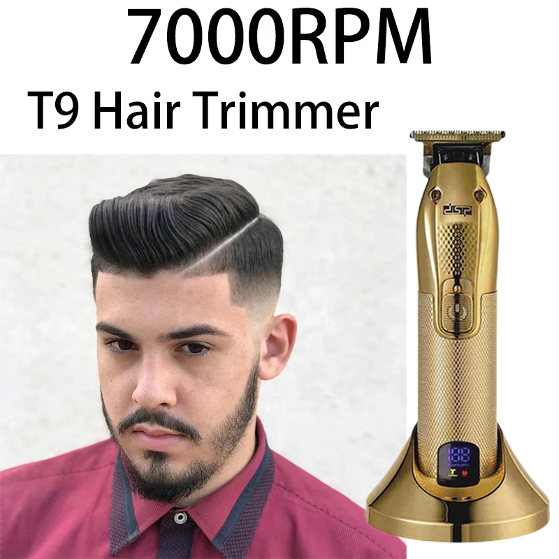 2023 T9 USB Hair Clipper Professional Electric hair trimmer Barber Shaver Trimmer Beard 0mm Men Hair Cutting Machine for men