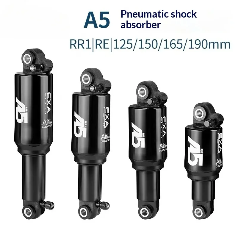 Amortiguador Trasero de Aire para Bicicleta de Montaña KS A5 RE RR1, Doble y Simple, Forma EXA, 100 125 150 165 190 MM, para Scooter