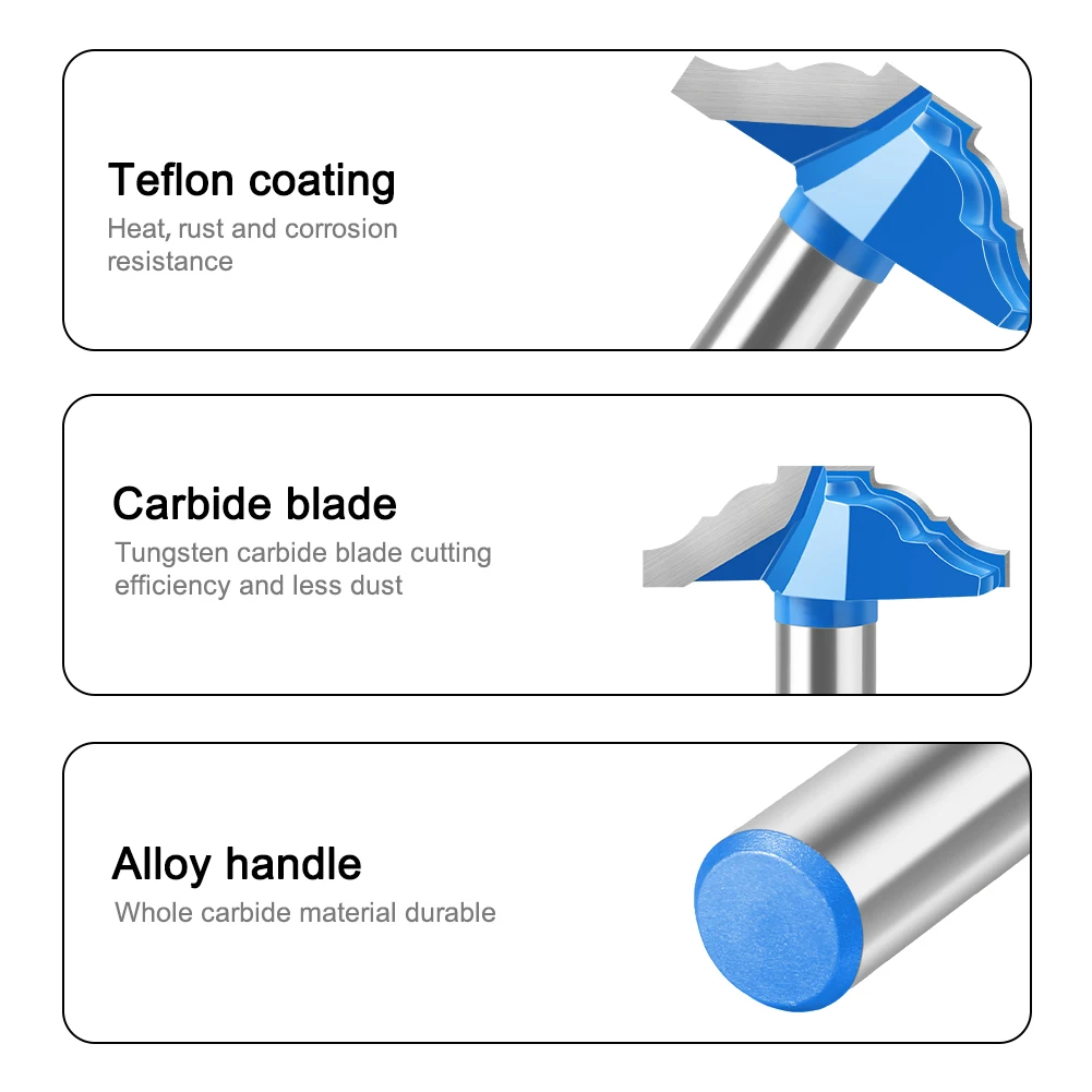 Imagem -03 - Straight End Mill Trimmer Limpeza Flush Trim Canto Redondo Código Box Bits Ferramentas Fio de Madeira Router Bit 12 mm Shank 1pc