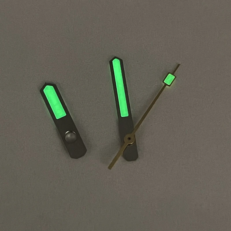 Watch Parts C3 Green Luminous SPB143/147 62Mas Dive Watch Hand Golden/Blue Second Pointer Suitable  For NH35/36 Movement