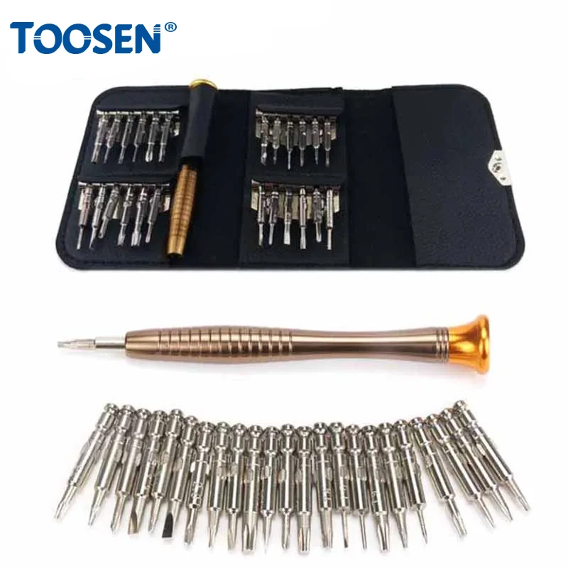 

25 In 1 Mini Precision Screwdriver Set Magnetic Head Electronic Torx hand Tools Poket Kit for Phone Camera Watch Repair