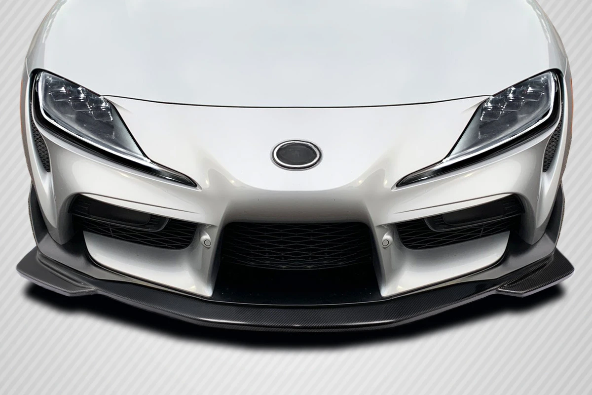 

Suitable for Toyota Bull Demon King Supra modified carbon fiber small surround front lip from 2019 to 2023