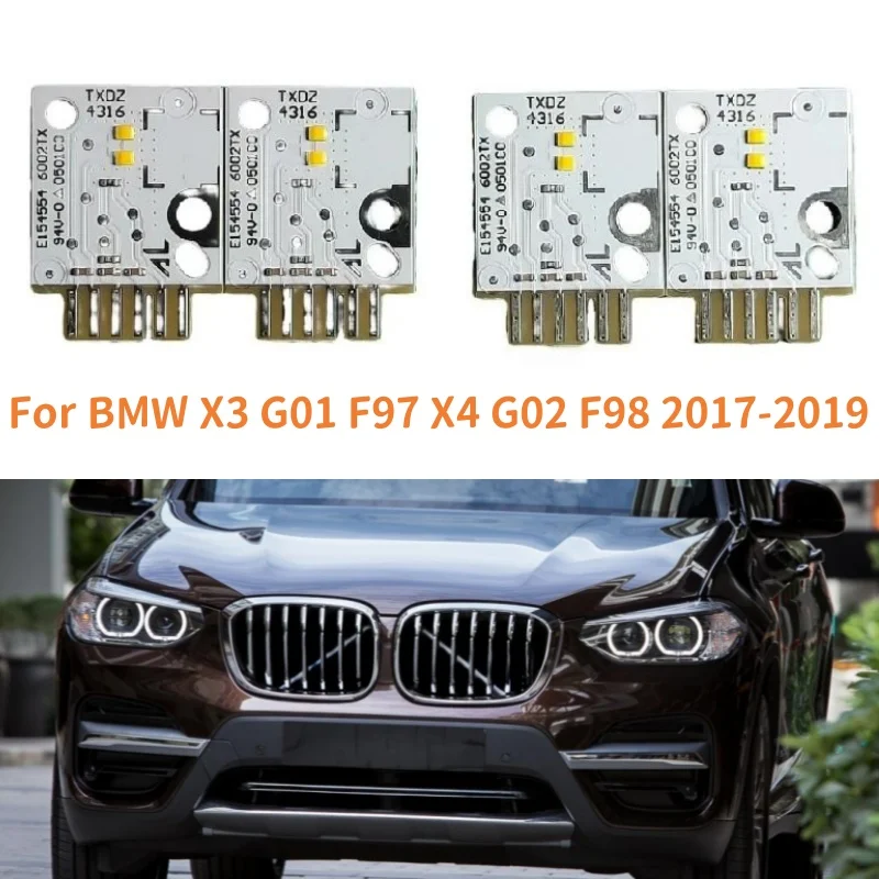 

Car Headlight DRL LED Boards 63117466102 For BMW X3 G01 F97 X4 G02 F98 2017-2019 White Lightsource Daytime Running Light Chips