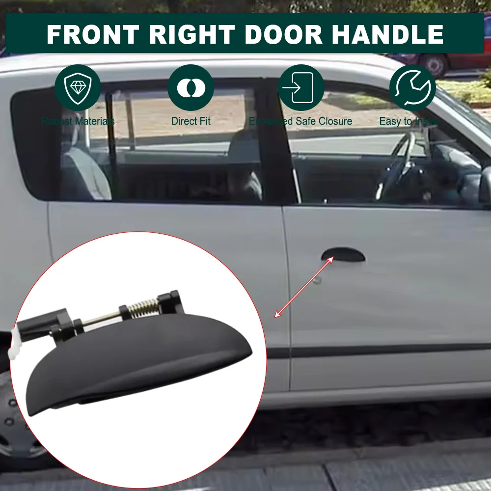 

1 шт. внешняя дверная ручка для Hyundai Atos Prime 1997-2005, автомобильные аксессуары 82650-02000 83650-02100 83660-02100