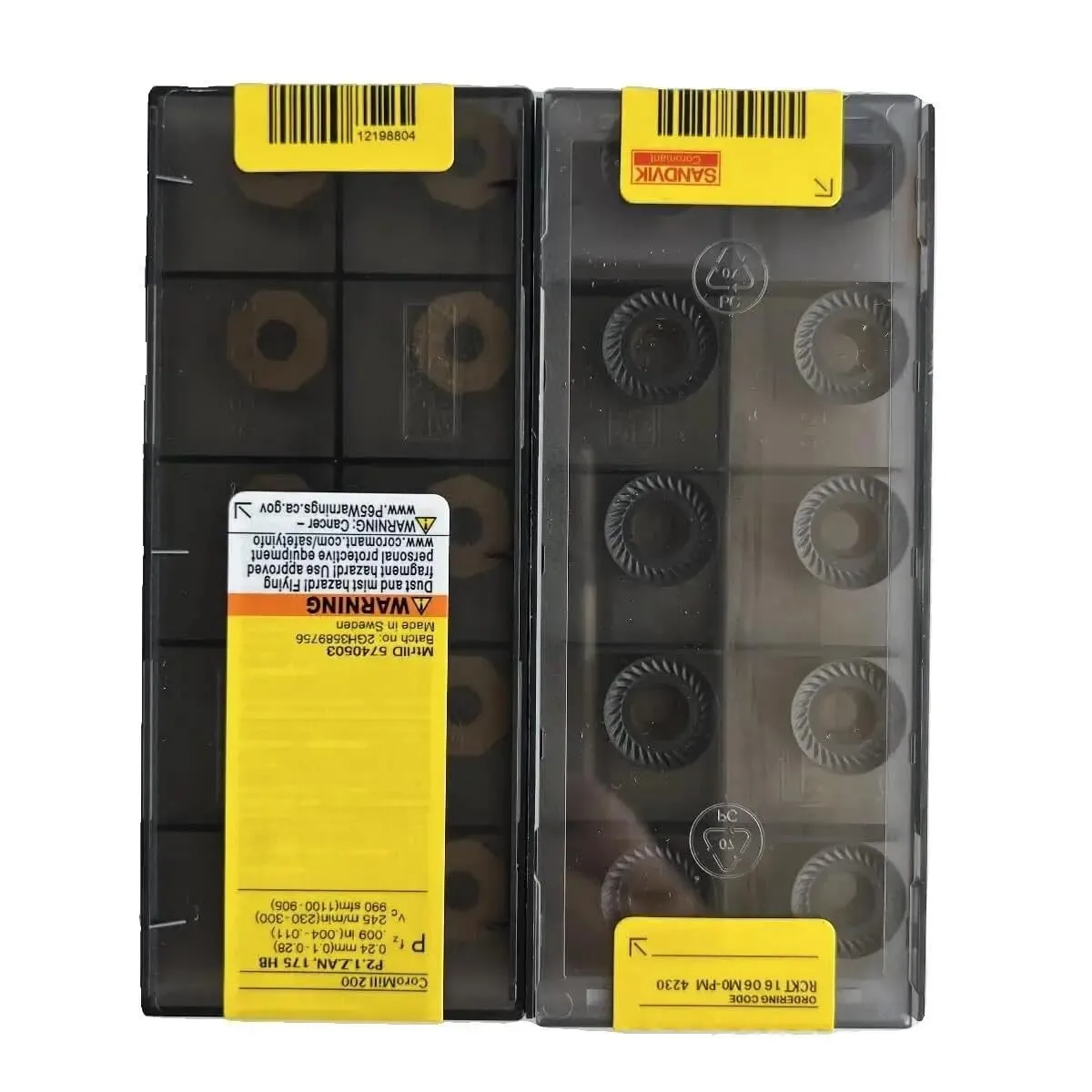 

Original SANDVIK / RCKT1606M0-PM 4230 / Hard alloy CNC Blade 10 Pcs