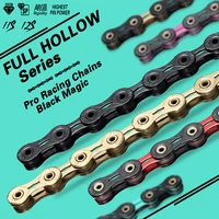 Cadena Original SUMC 11s con revestimiento tipo diamante, bicicleta de 11 velocidades SX11SL MTB, cadenas ultraligeras para bicicleta de carretera, piezas de cadena completamente huecas