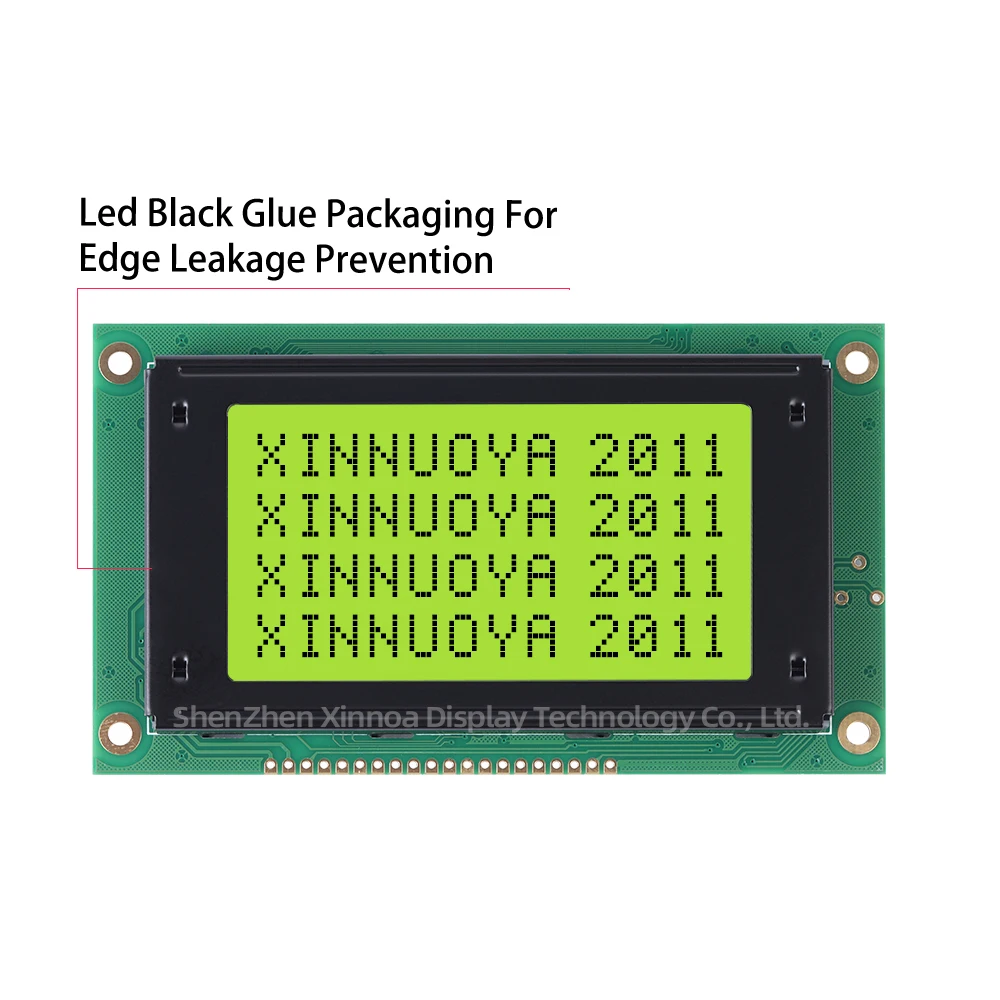 Hot Selling 20PIN Amber 113*65Mm Cob Fstn Lcd Display Module KS0108 12864 Panel 128*64 Screen Module 128X64 Graphic LCD