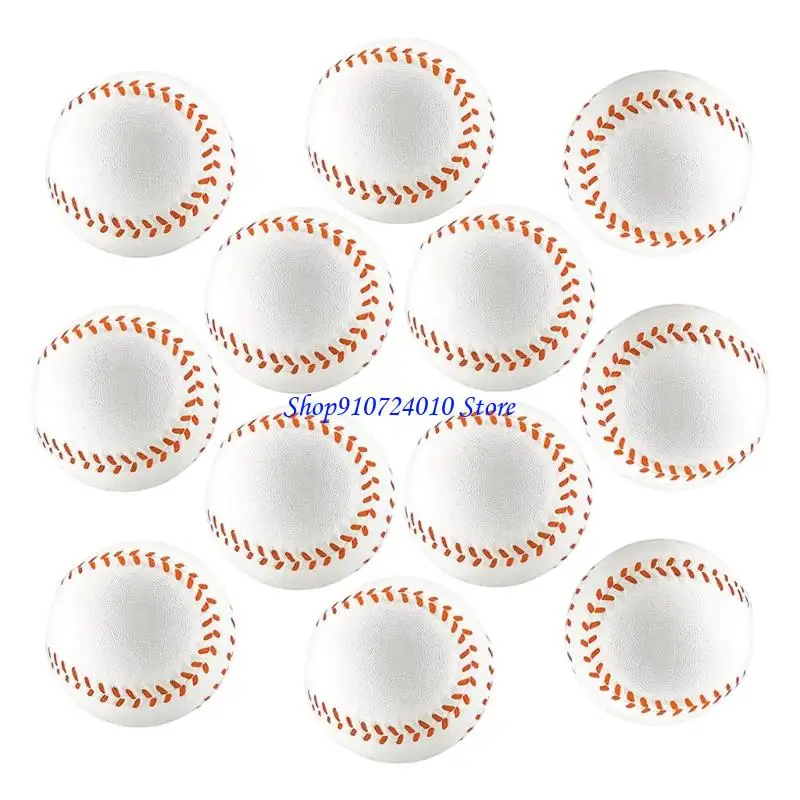 77hd 12pieces petites boules mousse Balles stress Stress pour les fêtes utilisation quotidienne