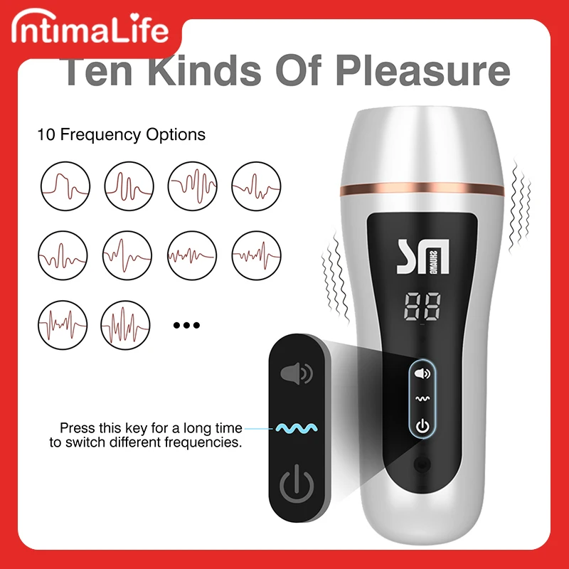 IntimaDoll  Automatic Male Masturbator Telescopic Rotation Vagina Masturbation Adults Sex Toys for Men Piston Mastubators Cup 18