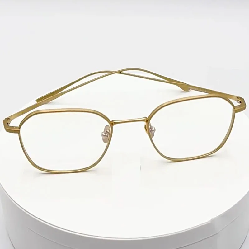 

EYELUYAN Titanium Eyeglass Frames Optical Frames Unisex Glasses Retro Eyeglasses Prescription Men Women Myopia Frames