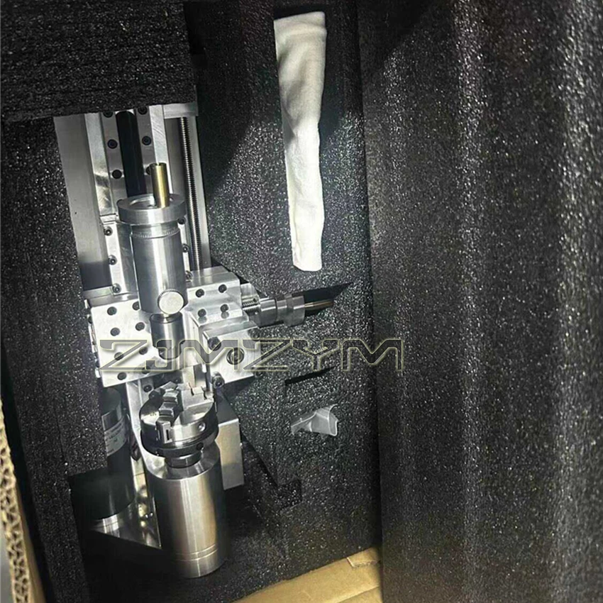 DIY Mini Lathe Multifunctional Household Woodworking Homemade Small Lathe Portable Desktop Micro-Lathe 220V 80W 100-2500r/min