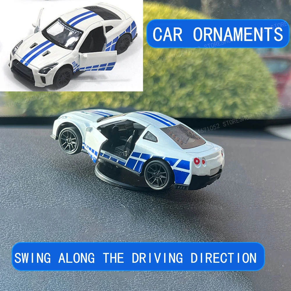 

Car For Sports Car Drift Rotating Ornaments Auto Dashboard Turning Racing Model Deco Car individuality Center Console Decoration