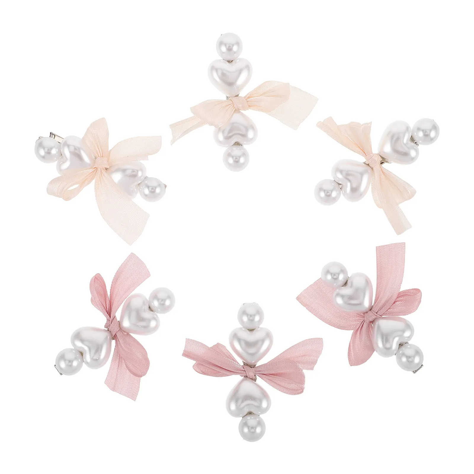 

6 шт. заколок-бабочек с бантом, заколки-уточки для женщин и девочек, нескользящие, легкие, винтажные, для укладки волос