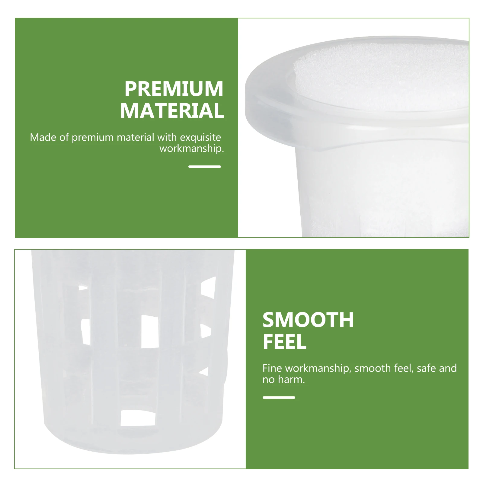

100 Pcs Hydroponic Planting Basket Soilless Cultivation Cups Root Growth Containers Garden Supplies Vegetable Planting Kits