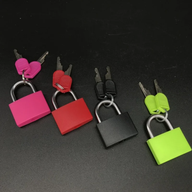 22mm Mini lock Multicolour Schoolbag lock Strong Steel Padlock for Suitcase Drawer Lock Luggage Case