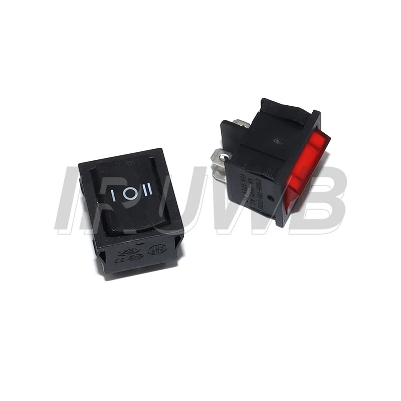1pcs 21x24mm 21 * 24mm KCD5 4Pin 6pin 2 Position 3 Position 15A / 250VAC Rock Switches Kit on-off on-off-on