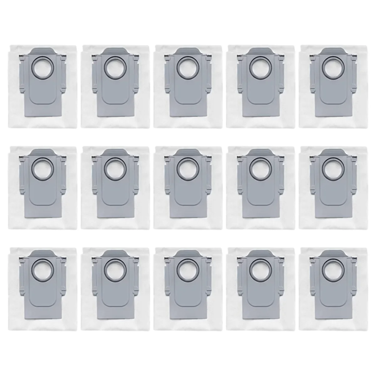15Pack Dust Bags for Roborock Q Revo Robot Vacuum, Vacuum Cleaner Dust Bags Replacement for Roborock P10 Vacuum Cleaner