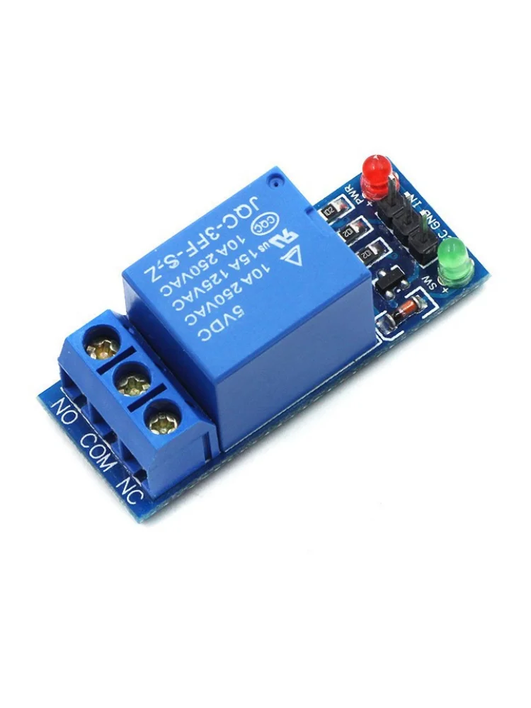 New Model 1-Channel Relay Module: 5V Low-Level Trigger, High/Low Level Compatible, Relay Expansion Board