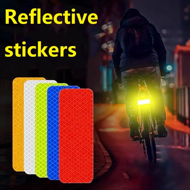 AliExpress 10PCS Bicycle Reflectors Bicycle Reflective Stickers Reflector Sticker Decals Bicycle Reflections CTZXC01