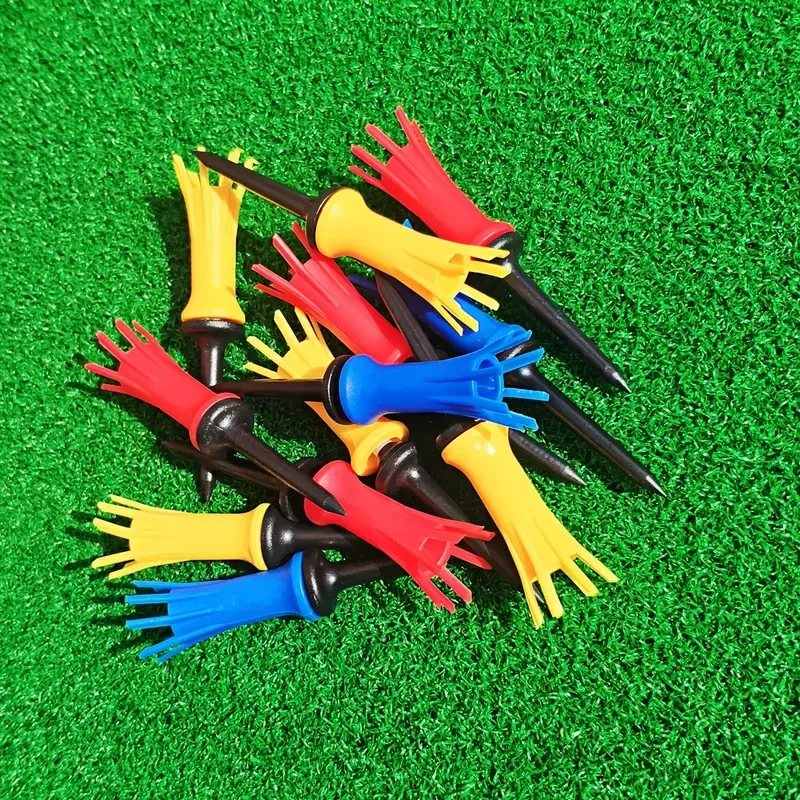 

12pcs Plastic Durable Adjustable Golf Spike, Petal Shaped For Outdoor Golf Sports