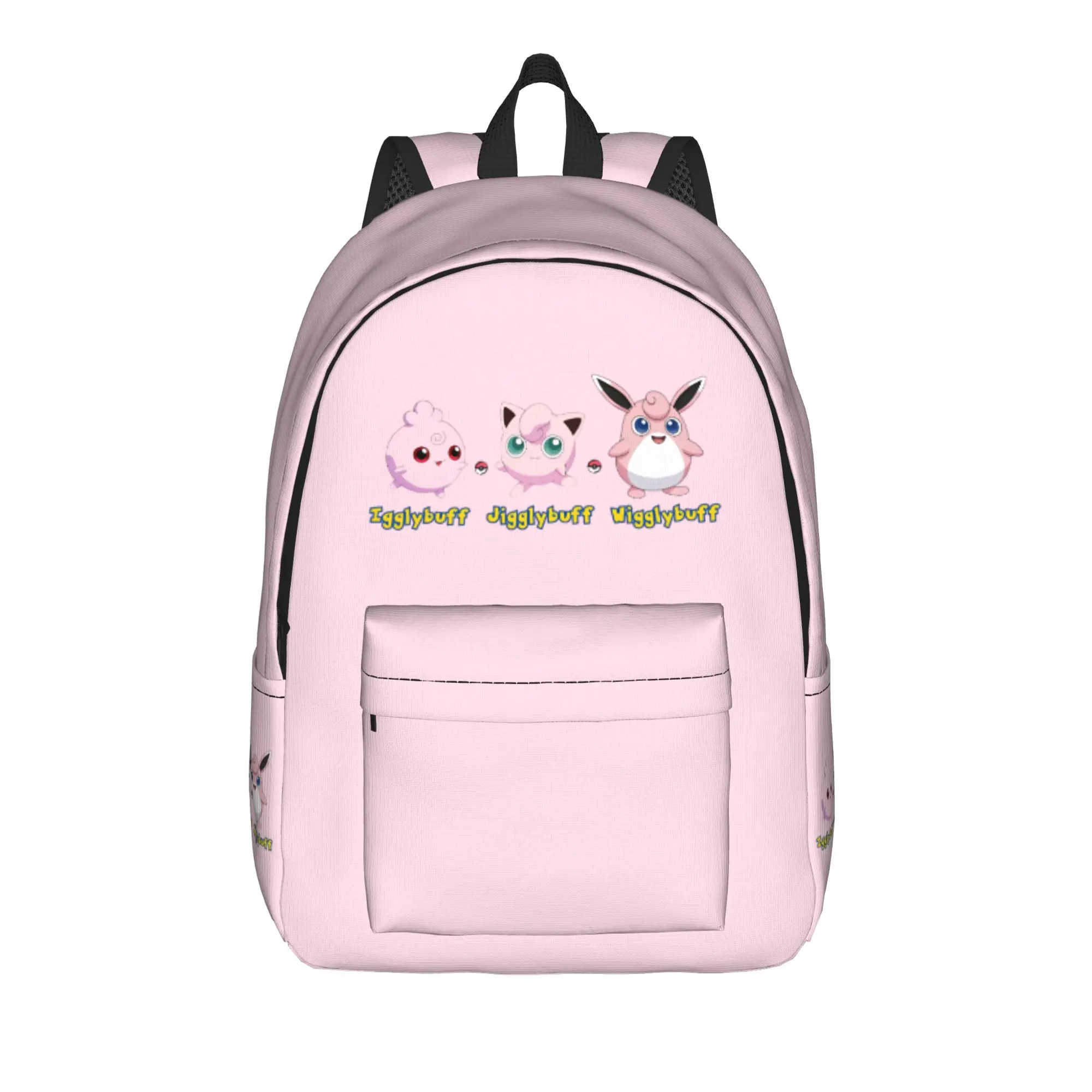 

pokemoned Character Set Backpack for Men Women Casual High School Work Daypack Laptop Computer Canvas Bags Lightweight