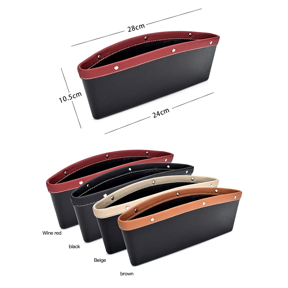 Car Seat Gap Organizer Filler Auto Central Consoles Organizer Storage Pocket Universal Car Accessories Interior for Women