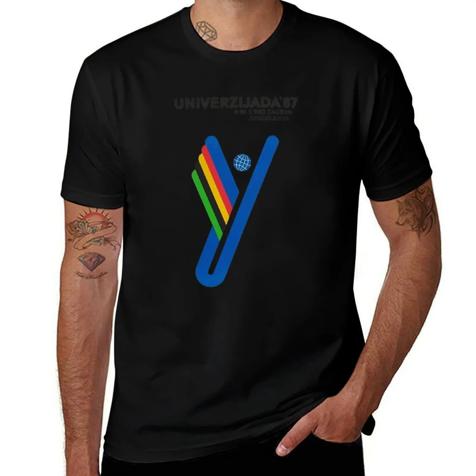

Univerzijada 87 T-Shirt shirts graphic tee man t shirt vintage anime shirt sublime Men's cotton t-shirt