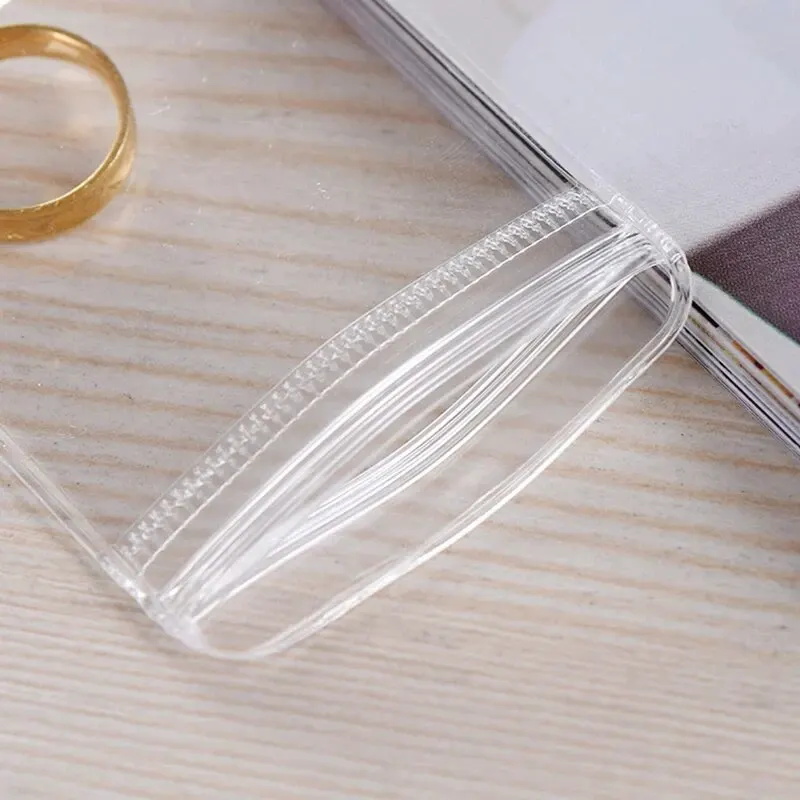 100 PCS PVC Self Sealing Jewelry Bag Thick Necklace Bracelet Ziplock Bag Ring Storage Holder Bag Storage Anti-oxidation Bag