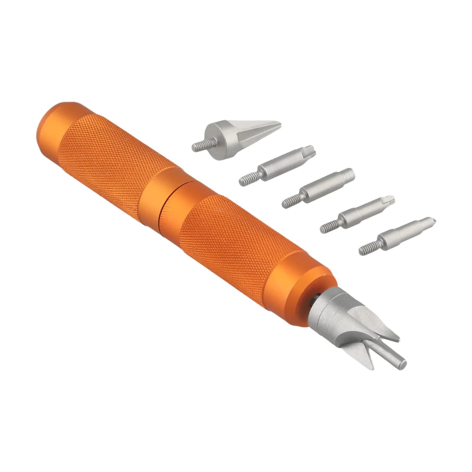 Compact Storage Chamfer Tool Deburring Reamer Tool Detachable Handle Cleaning Tool Efficient Chamfering Reamer Tool