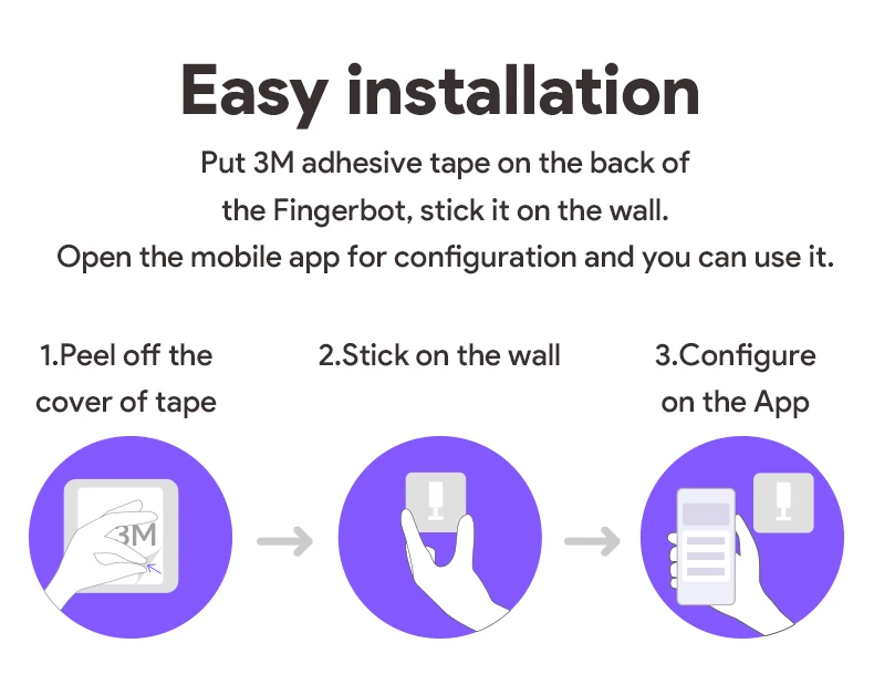 Typ-C Wiederaufladbare Tuya Zigbee Smart Touch Fingerbot Plus 5V Roboter Taste Drücker Arm Schalter Unterstützung Alexa google Home Alice – Detail 5