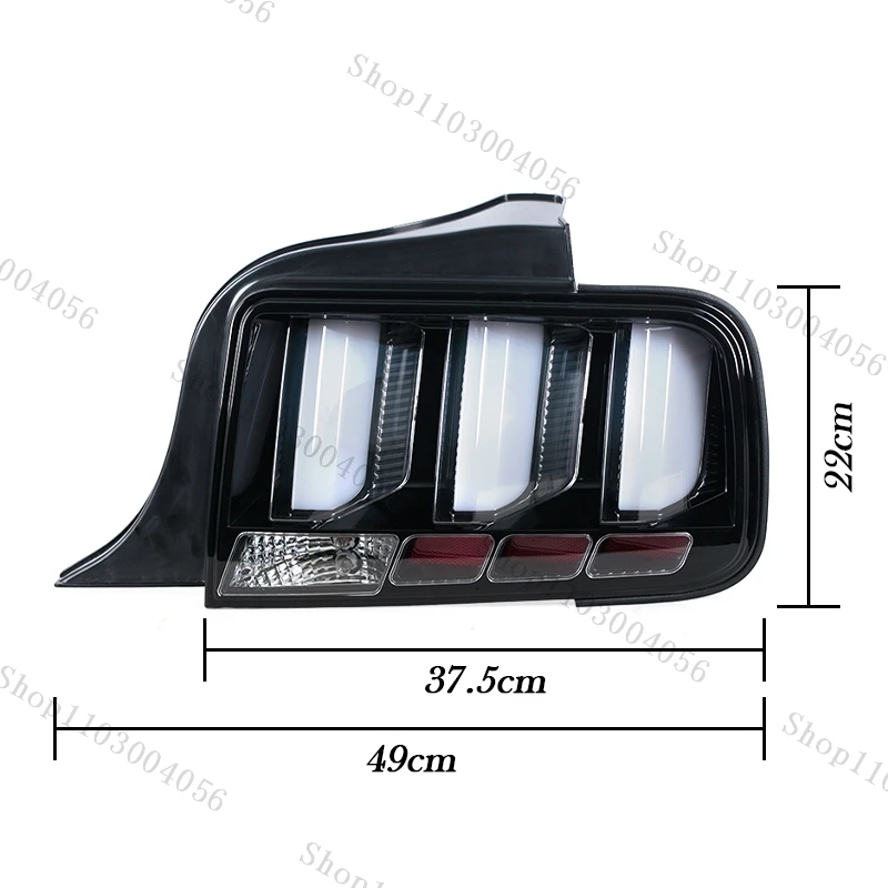 For Ford Mustang 2005 2006 2007 2008 2009 Rear Tail Light Siganl Light LED Taillight Warning Light Car Accessories