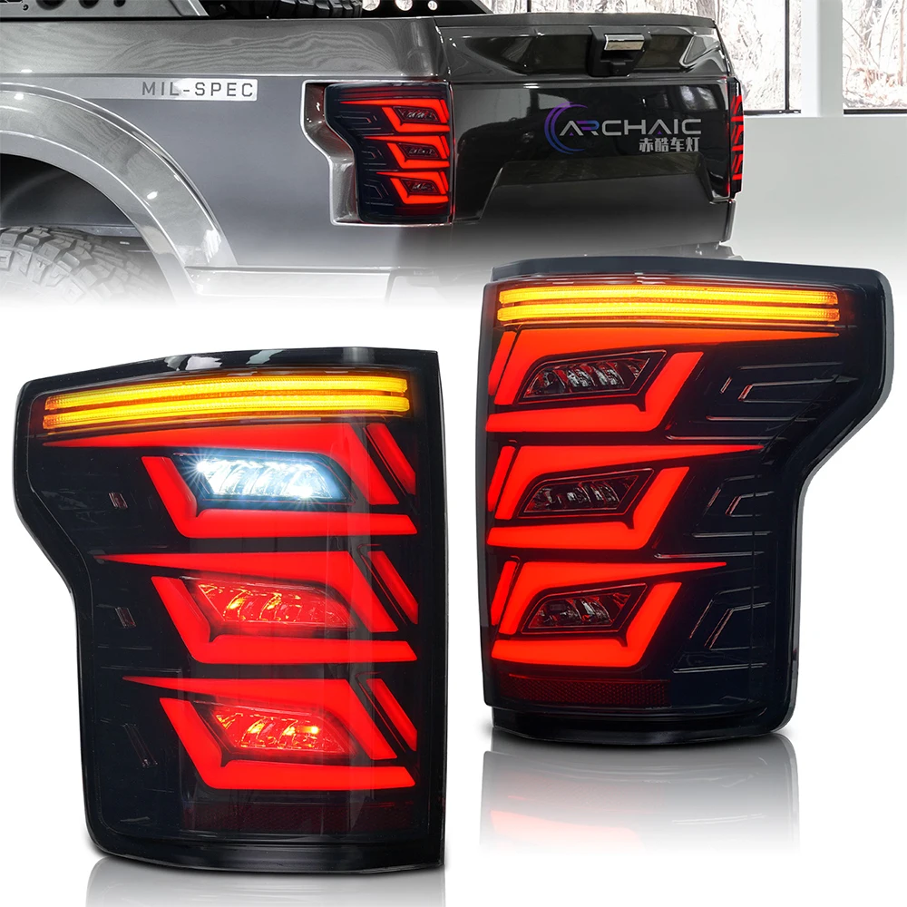 For The Raptor F150 taillight assembly is suitable for 15-20 year Ford Raptor LED flow steering