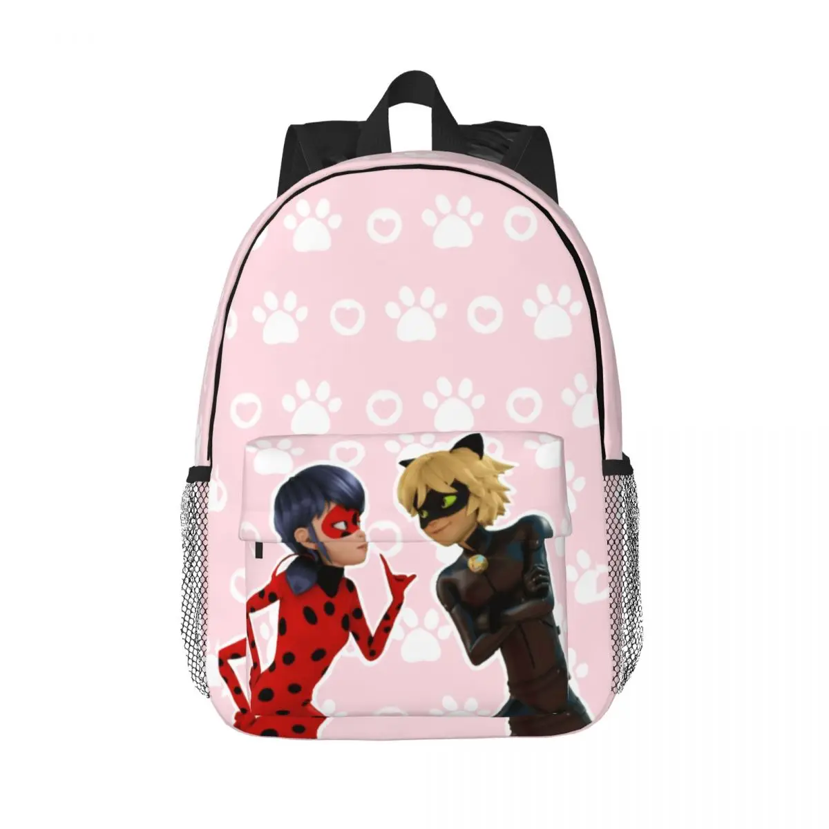 Miraculous Ladybug New Fashionable Pattern School Bag Print Lightweight Backpack 15inch