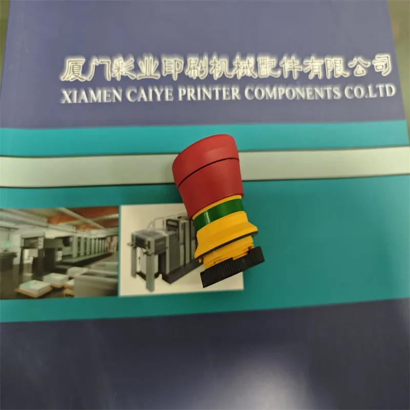 il-trasporto-libero-2-pz-sm74-sm102-macchina-da-stampa-offset-pezzi-di-ricambio-a11449129-pulsante-di-arresto-di-emergenza