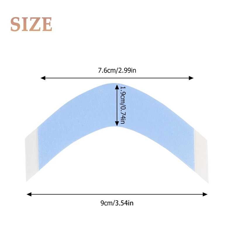 شعر مستعار قوي شريط لاصق لتمديد الشعر ، مقاوم للماء للشعر المستعار ، شعر مستعار بدانتيل أمامي ، شكل غشاء سي سي ، 72 في اللوت