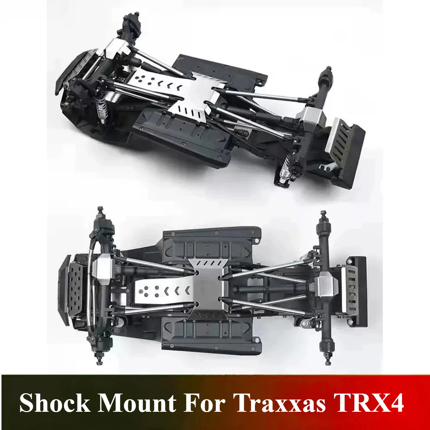 

1/10 RC Crawler Shock Mount Bracket For Traxxas TRX4 Land Rover Ford Multi-hole Adjustable Holder RC Car Upgrade Parts