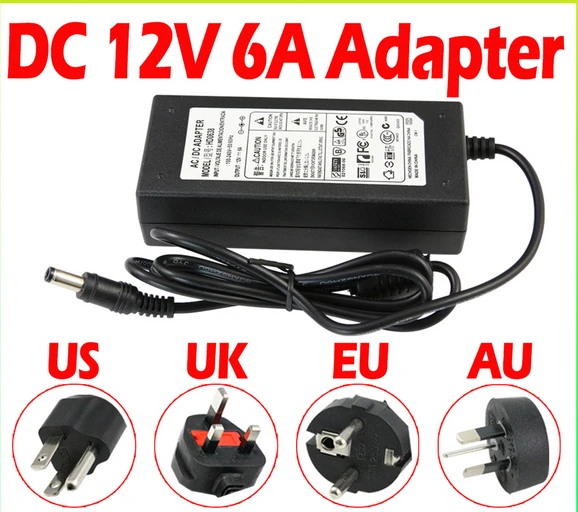 

DC12V 1A 2A 3A 5A 6A 7A 8A 10A Power Supply AC 100-240V for 5050 3528 5630 LED Strip Light Transformer Charger Adapter