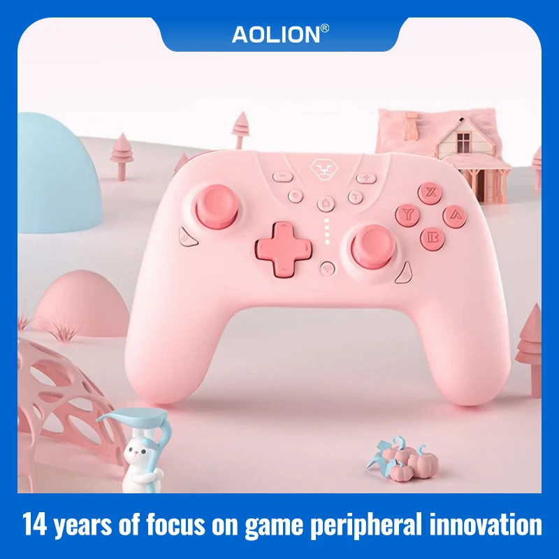 Aolion Bluetooth Game Controller Hall Edition Game Controller Suitable for Nintendo Switch iOS MFi Games Android Smart Universal