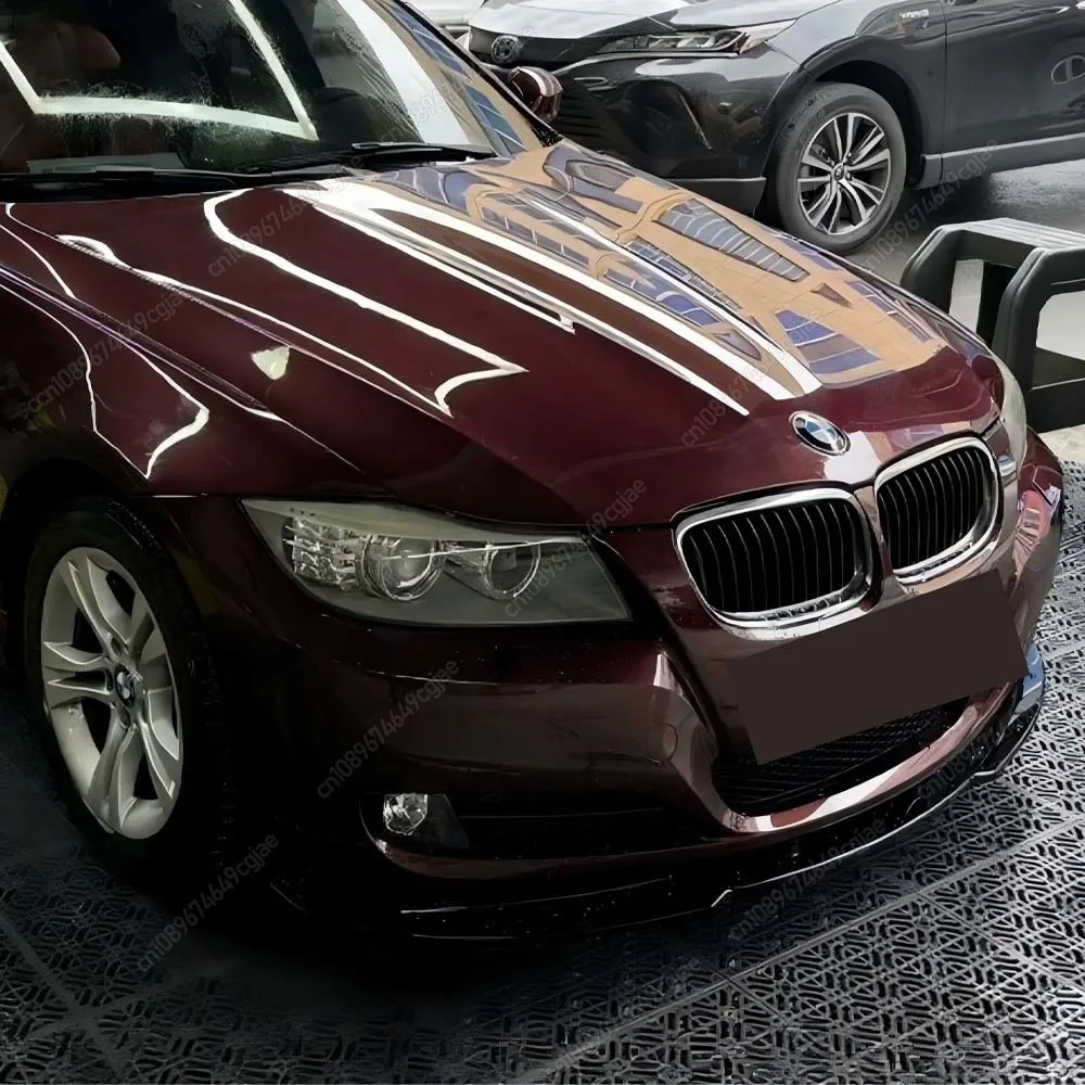 

Для BMW 3 серии E90 E91 325i 330i 2007-2012 LCI ABS диффузор глянцевый черный автомобильный передний бампер спойлер сплиттер обвесы комплекты тюнинг