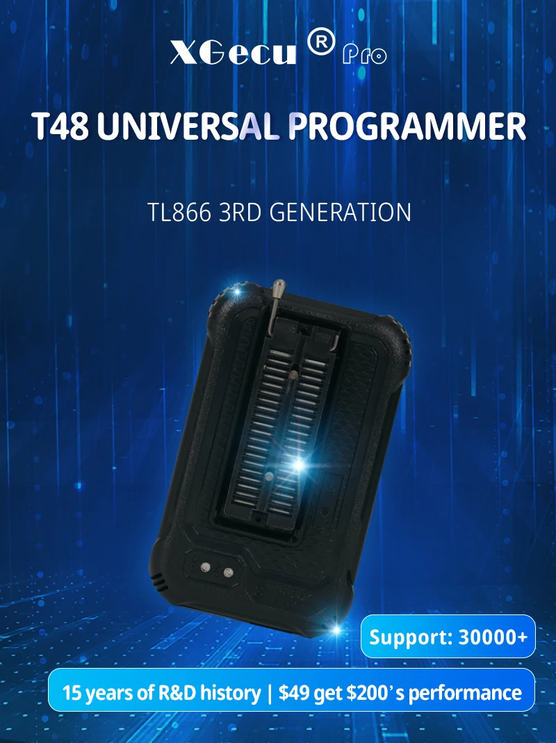 Newest Original t48 programmer xgecuTL866II Plus Universal TL866