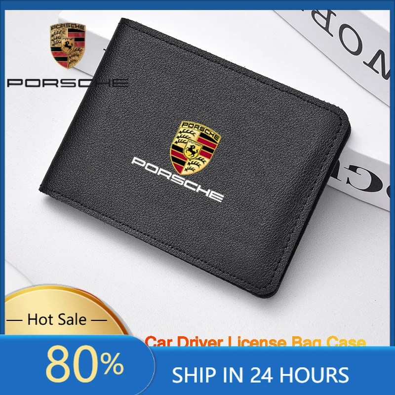

Наклейки для интерьера автомобиля Porsche, чехол для водительских прав, чехол для удостоверения личности, кожаный чехол для Porsche Cayenne Macan 911 Boxster Ca