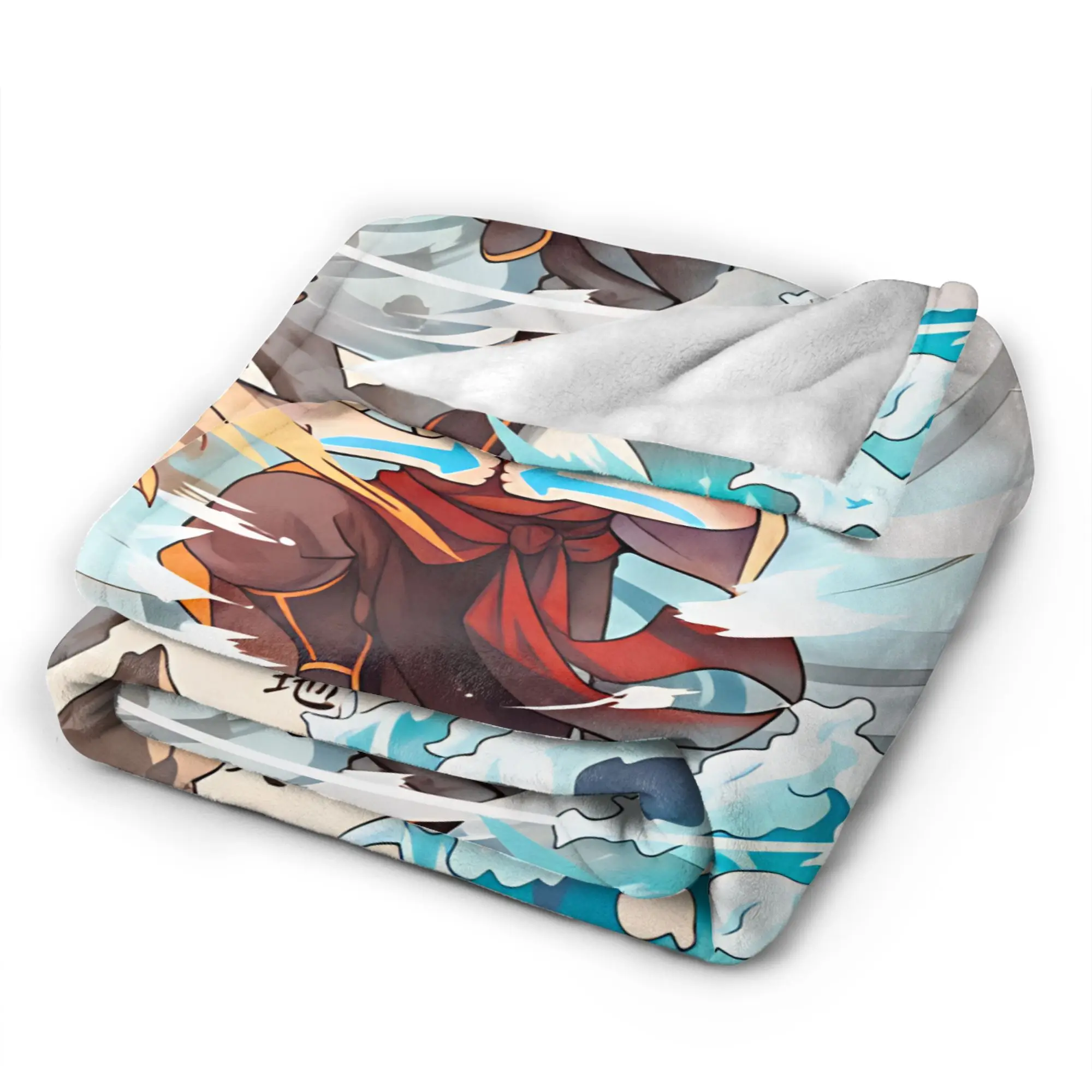 Avatars Airbenders Blanket Winter  Cozy Throw Blanket For Adults Girls Home Decor Flannel Bedspread Bed Cover