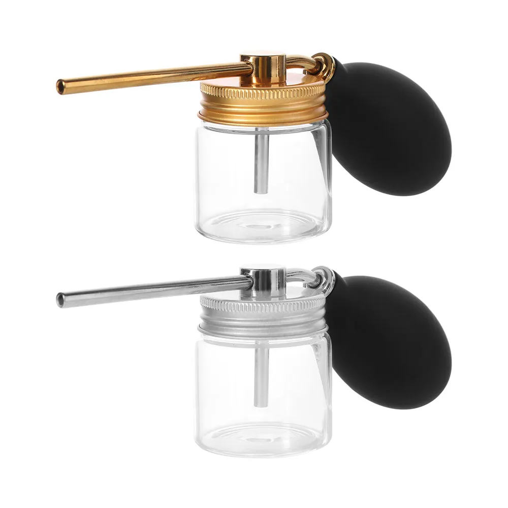 

Refillable Hair Salon Powder Spray Bottle Talcum Talc Fiber Powder Blower Puffer Hair Building Hair Loss Fiber Spray Applicator