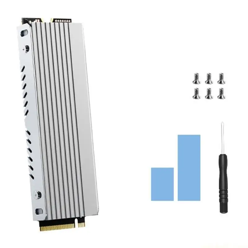 Aluminum M.2 2280 SSDs Heatsink Coolers For Enhances Performances And Stability