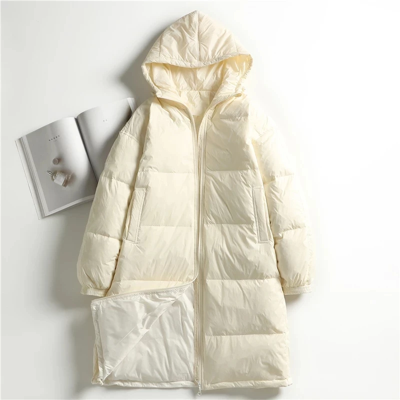 2022 winter long casual women\'s coat Down Jackets Coats Female Hooded Jackets Warm Parka Overcoat