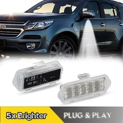 2Pcs For Chevrolet Silverado Suburban 1500 2500 3500 LED Under Mirror Lights Puddle Welcome Lamps For GMC Sierra Yukon Cadillac