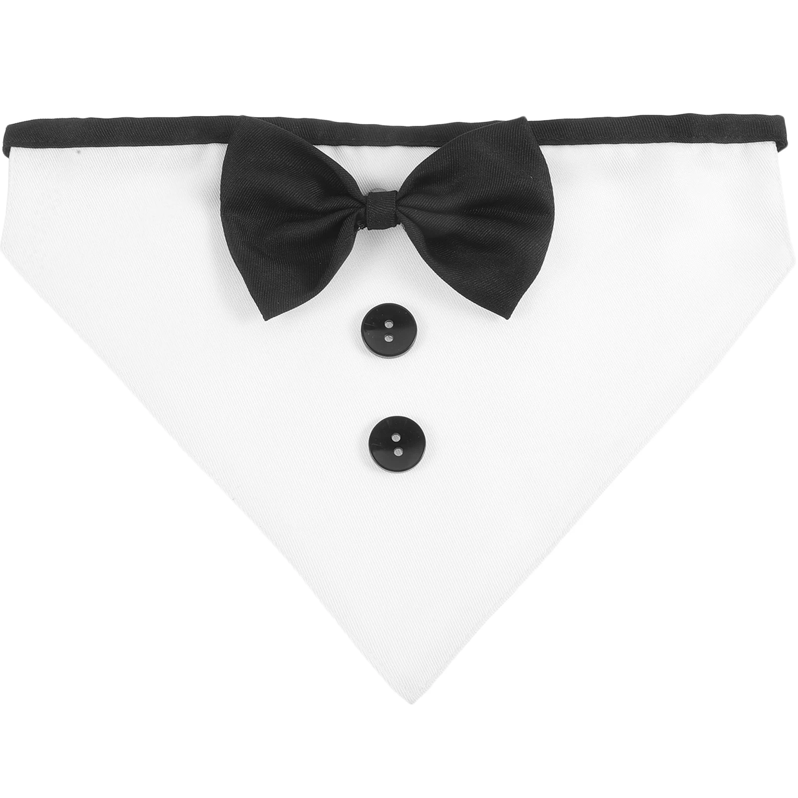 

Pet Dog Scarf Large Size Soft Bandana Drool Bib Wedding Bowtie Suit Triangular Decor Party Supplies Easy Dog Outfit